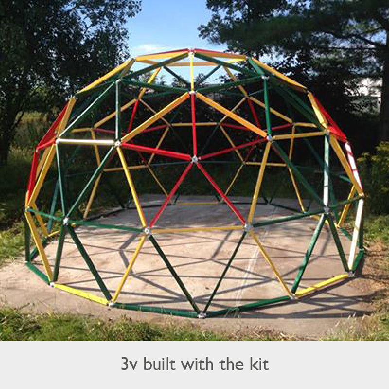 3v Geodesic Dome Kit - 5/8th – Build with Hubs