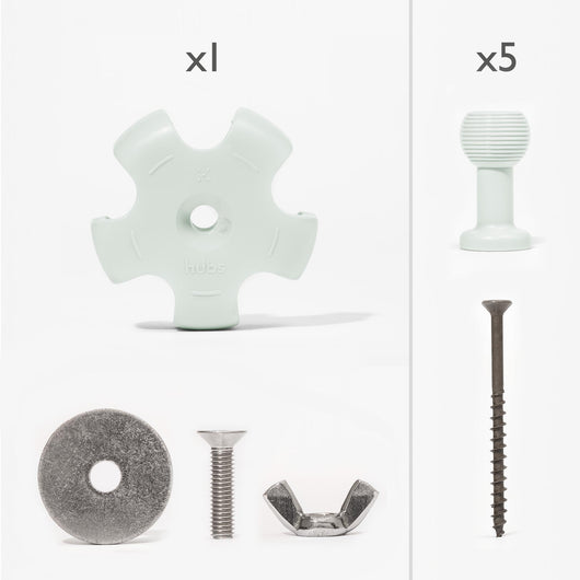Complete 5-way hub