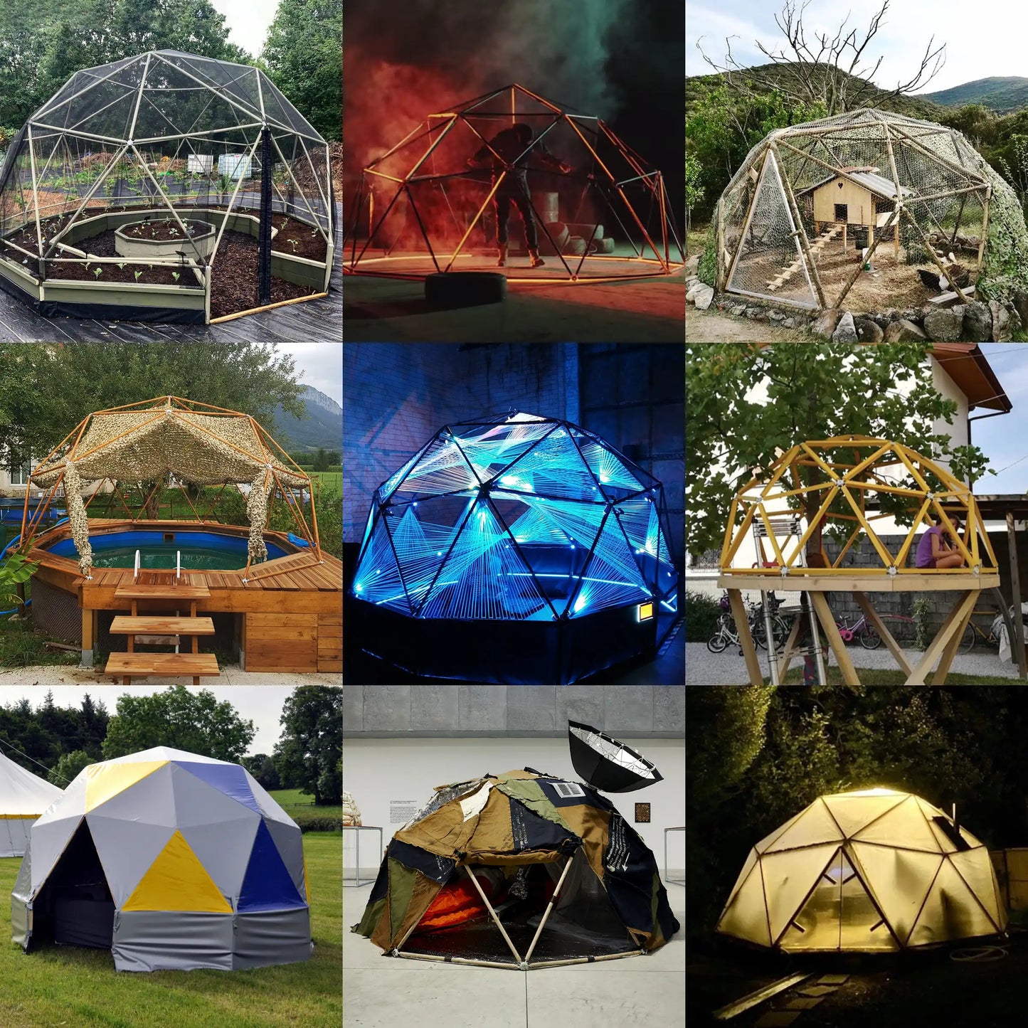 diy dome tent DIY Garden Dome Kit – Build with Hubs