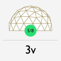 3v Geodesic Dome Hub Kit - 5/8th - Beta