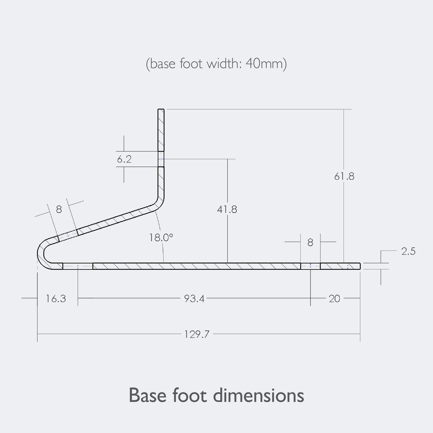 Base foot - Pack of 10
