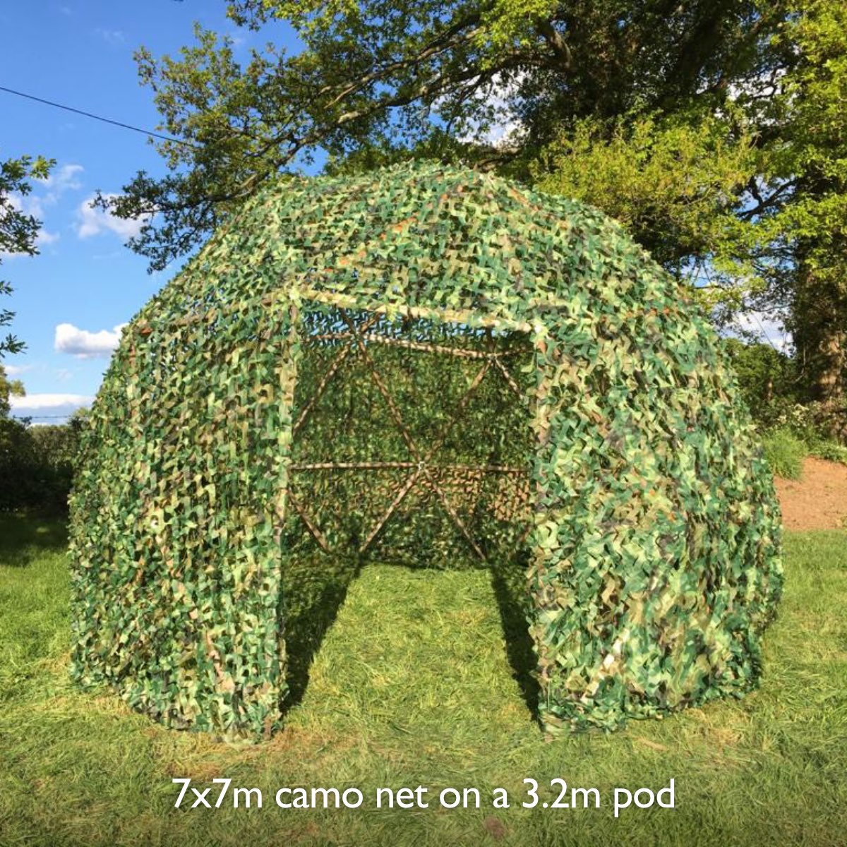 Forest camo net