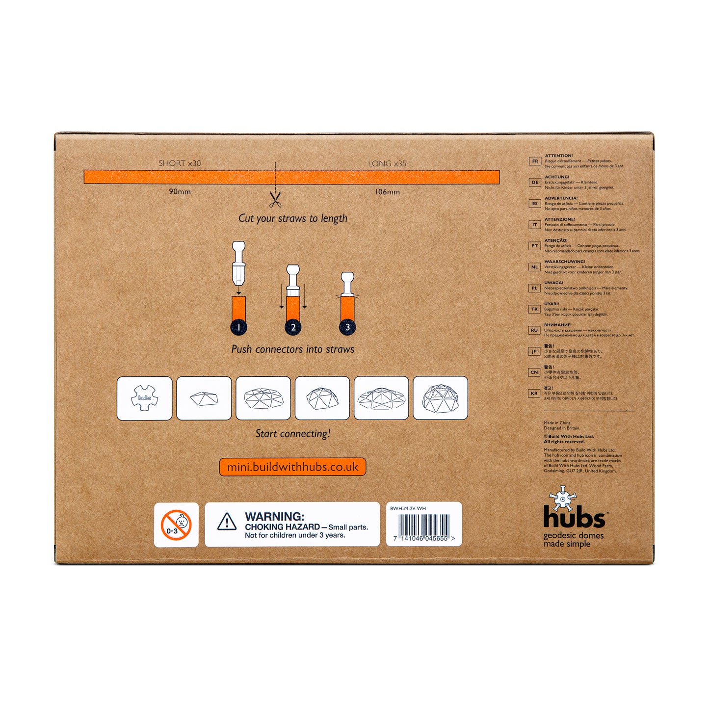 Hubs mini - model 2v dome kit